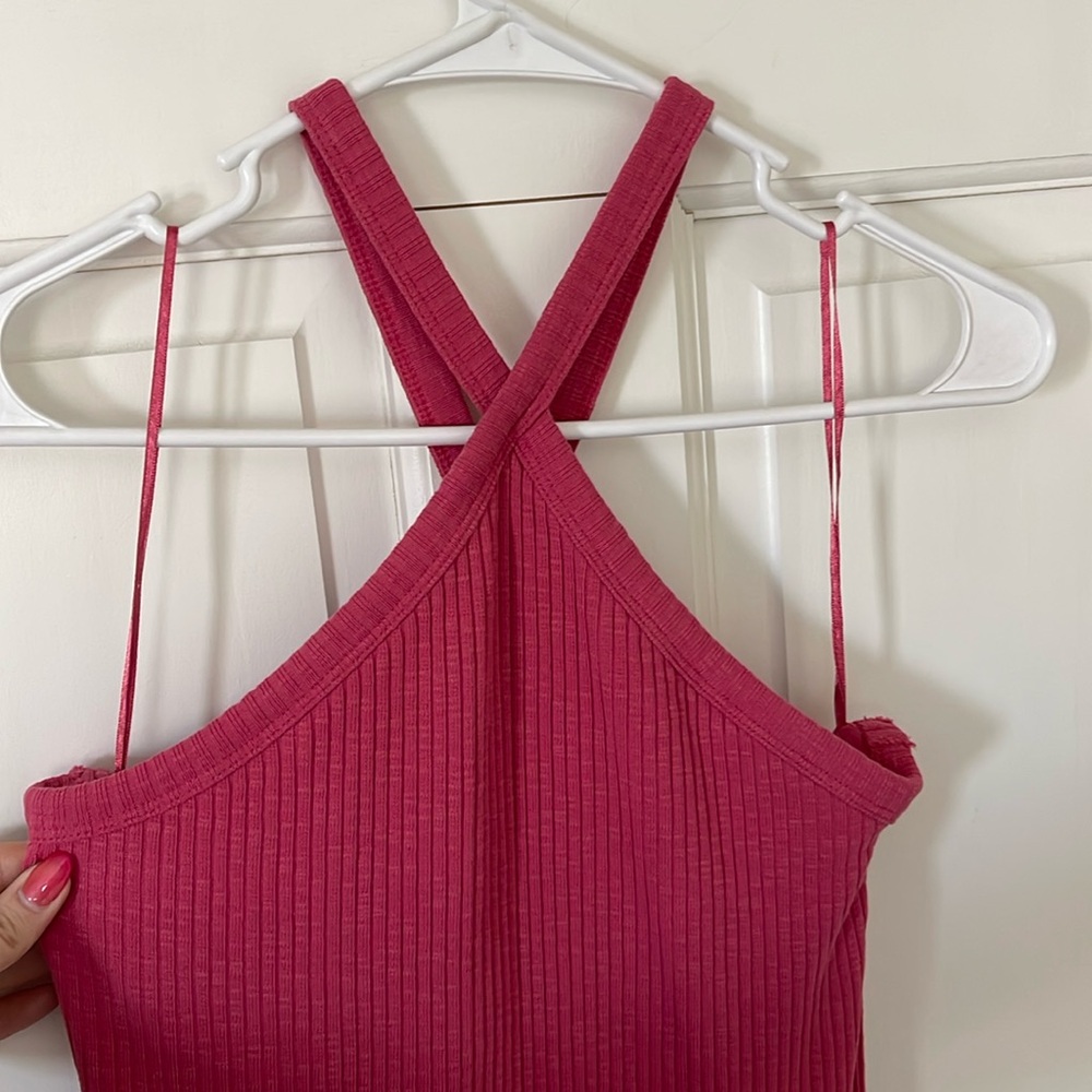 Old Navy Pink midi dress L